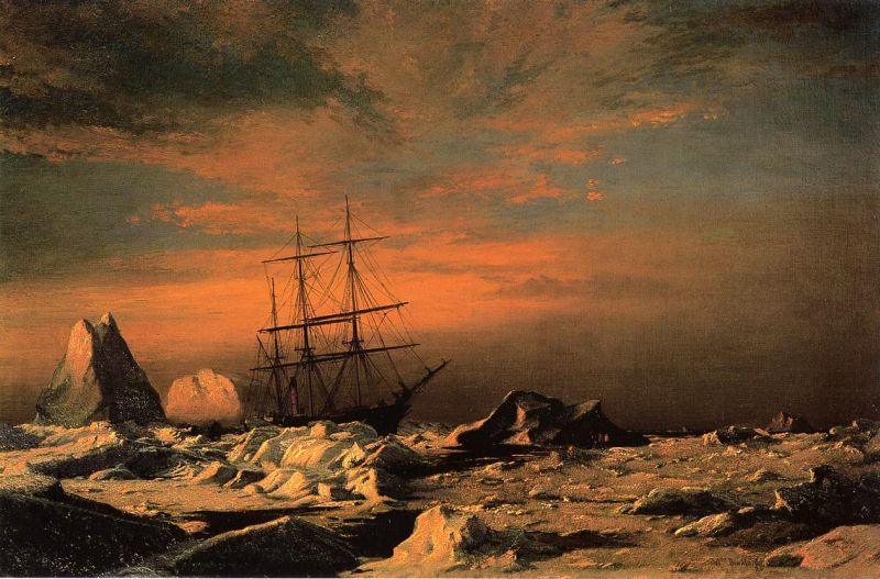 William Bradford The 'Panther' Among the Icebergs in Melville Bay